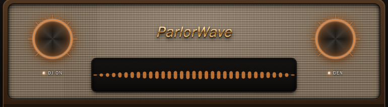 ParlorWave Radio linen speaker cloth console theme